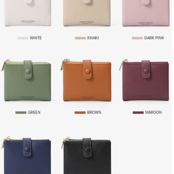 Minimalist Contemporary Soft Medium Wallet for Women - Picture 9 of 12